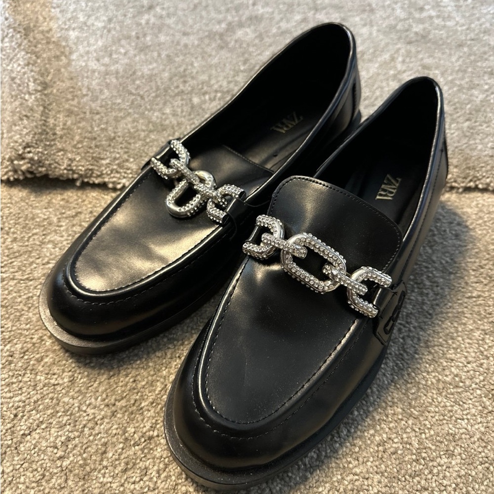 Zara chunky loafers